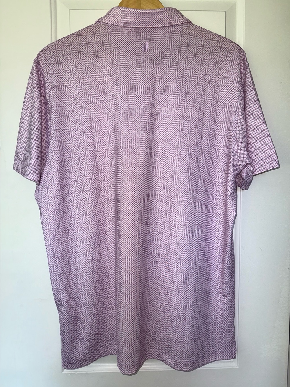 johnnie-O "Voodoo" Lattice Micro-Print Performance Polo - NWT - Picture 4 of 8